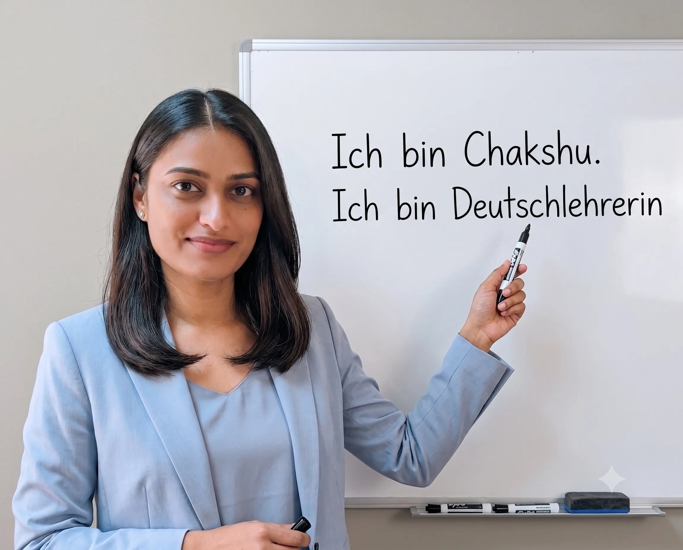Lingopundit student speaking German confidently in an online class